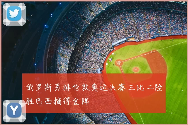 俄罗斯男排伦敦奥运决赛三比二险胜巴西摘得金牌